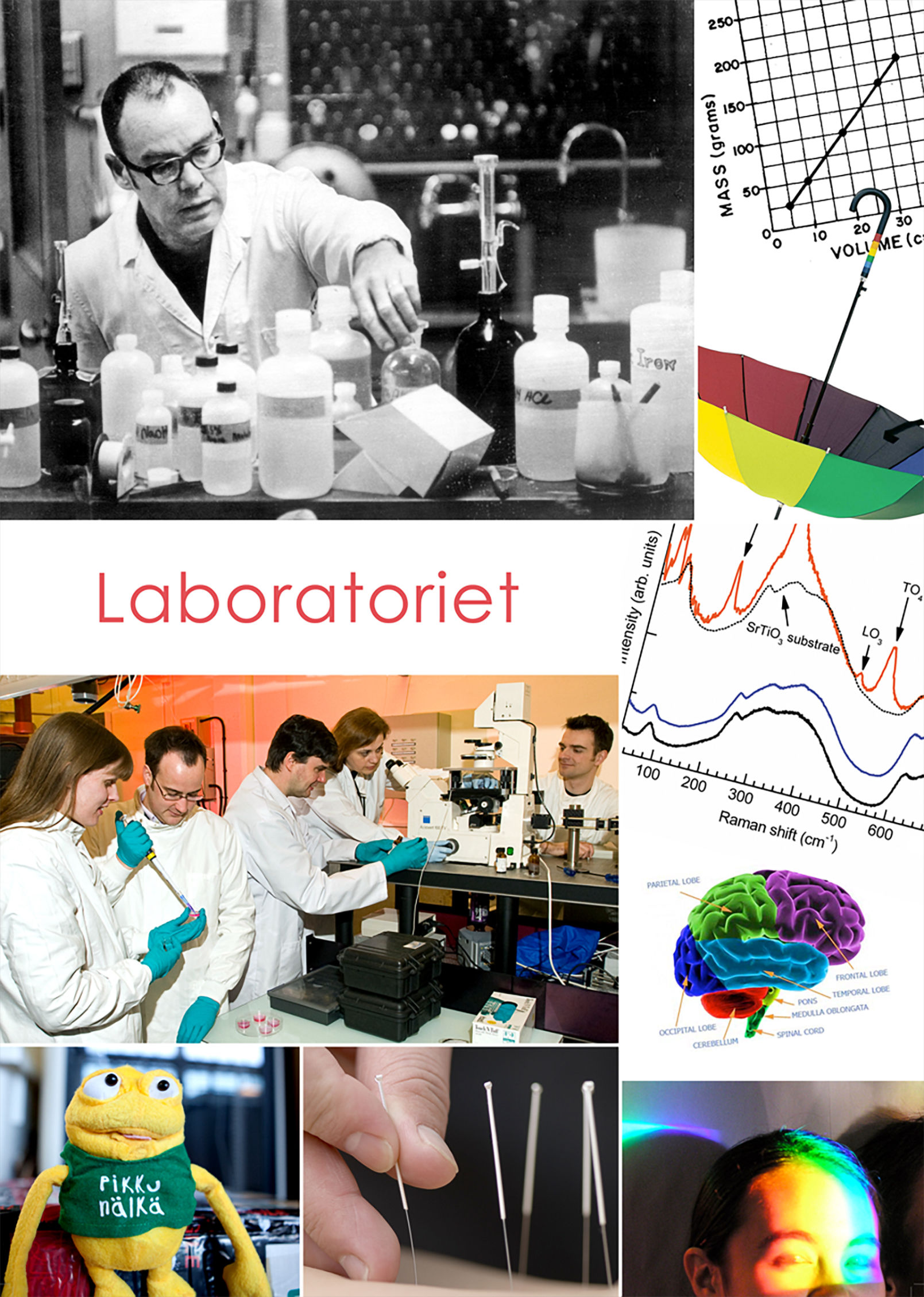 Laboratoriet bildkollage